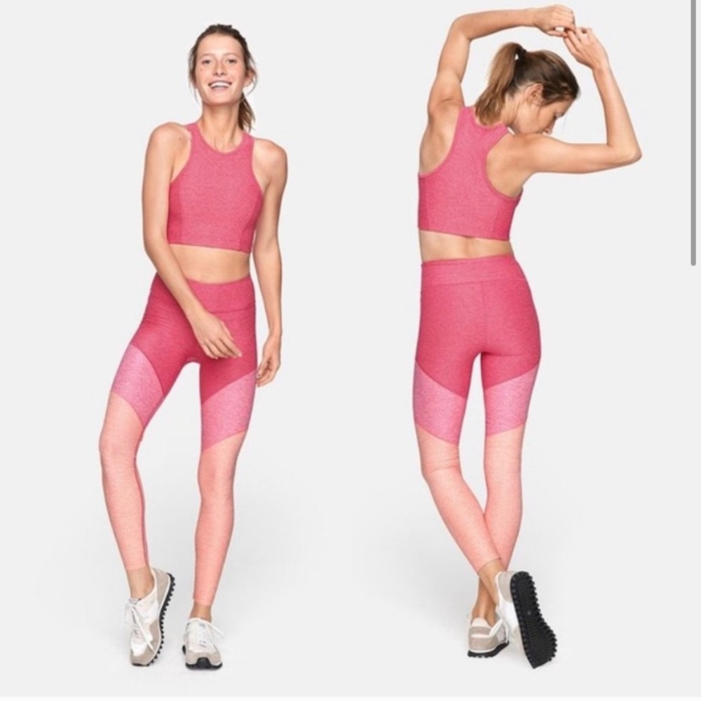 NWT Outdoor Voices size S Tri-Color Leggings